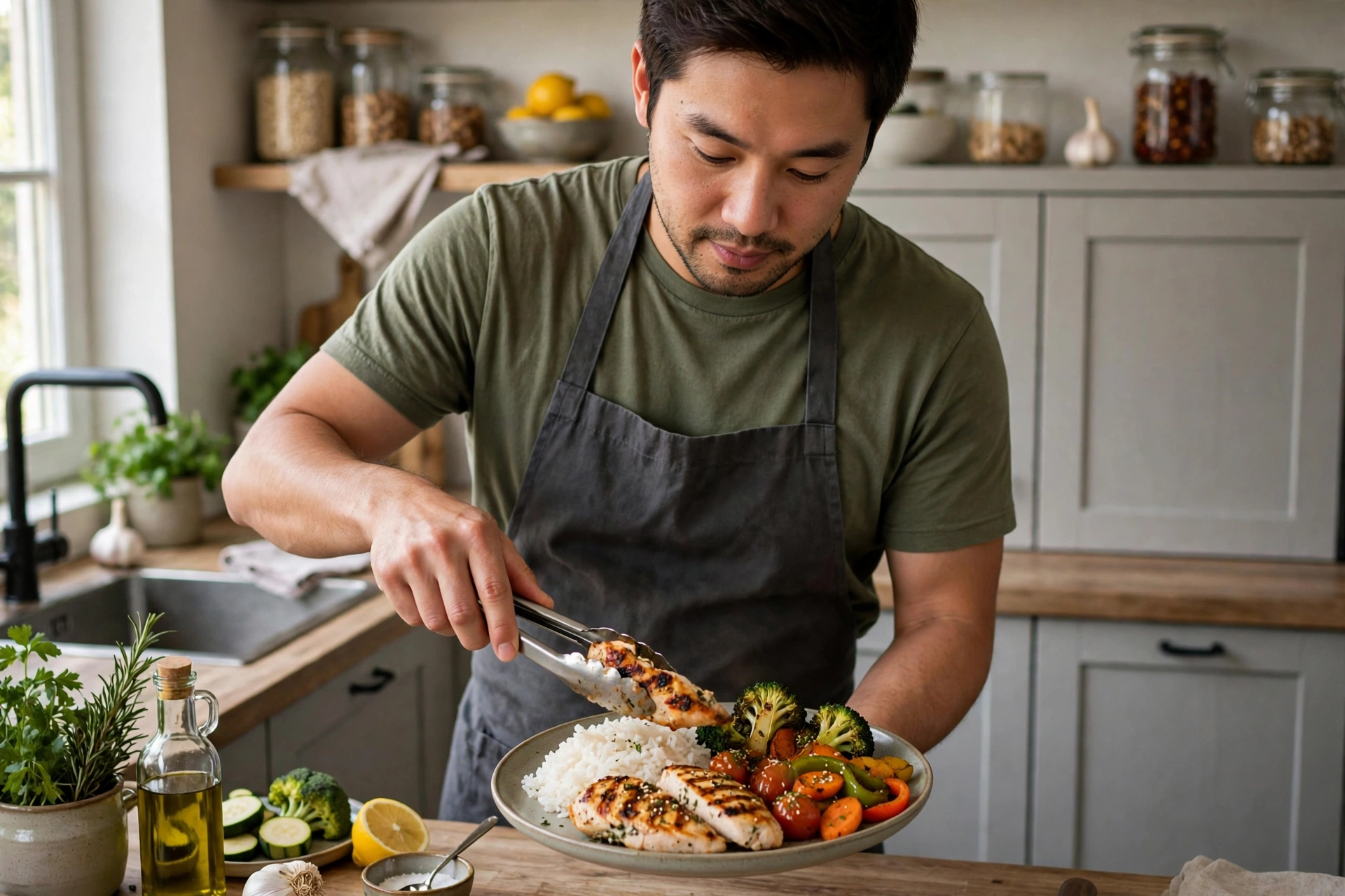 A high protein meal that supports losing weight without losing muscle